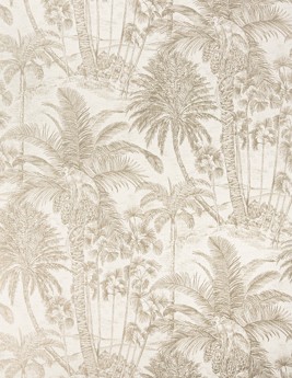 Papier peint SAUVAGE Rasch, Vinyle sur intissé décor Floral / Végétal, dore
