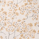 Papier peint MIKI , Vinyle sur intissé décor Floral / Végétal, taupe