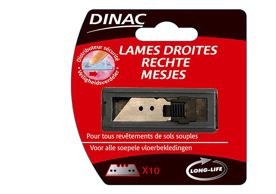 lames droites pour cutter