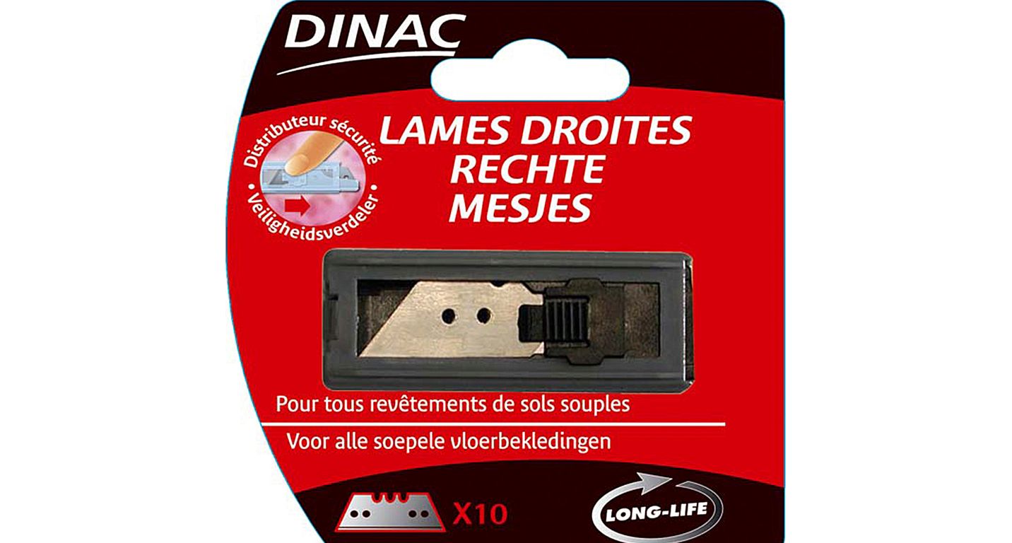 lames droites pour cutter