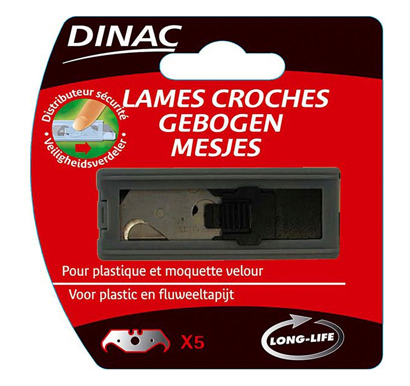 lames croches pour cutter