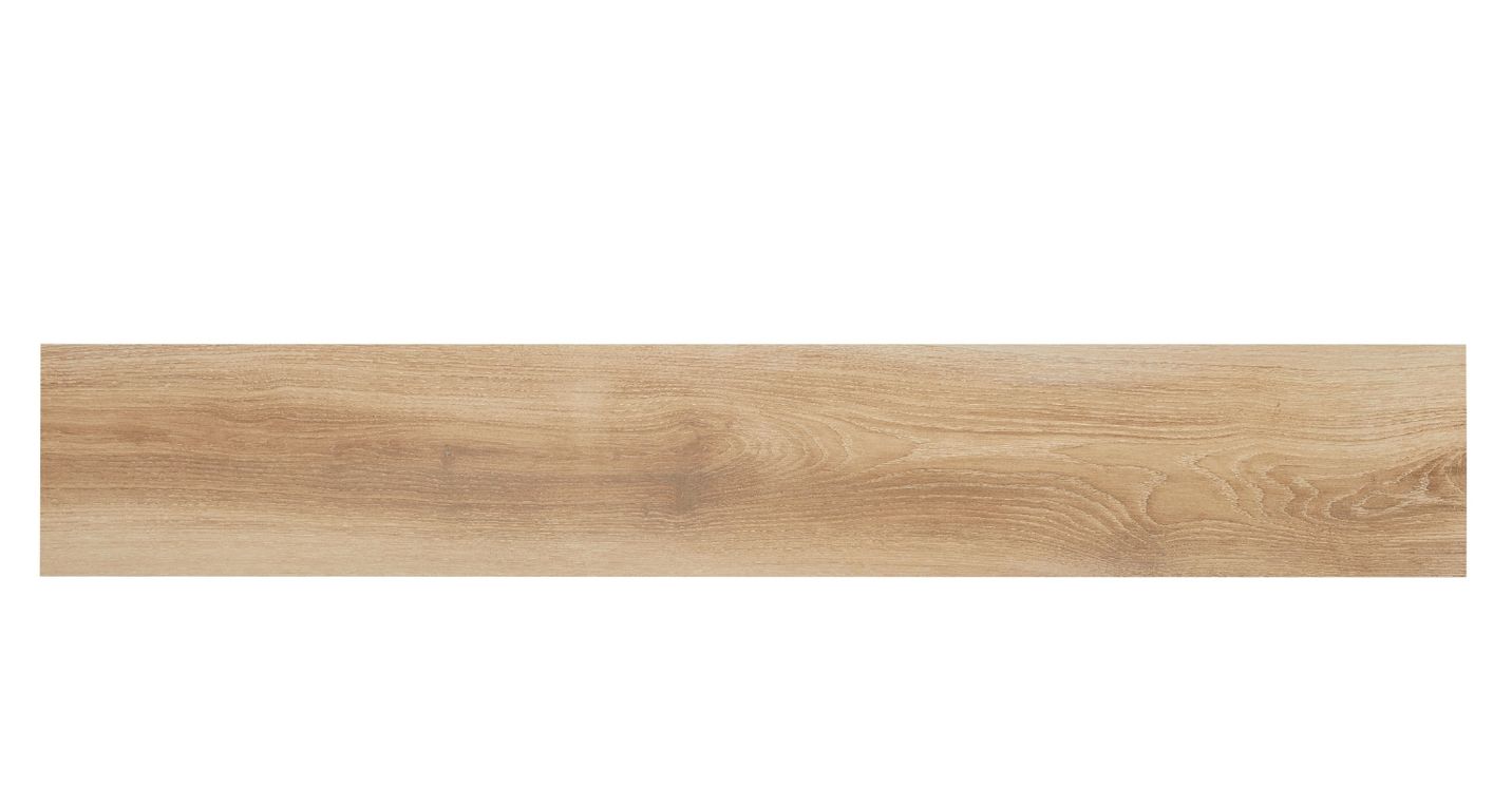 Carrelage MONTANA LISSE, aspect bois beige, dim 20.00 x 120.00 cm