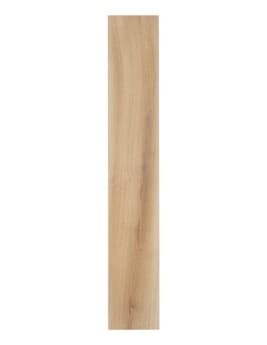 Carrelage MONTANA LISSE, aspect bois beige, dim 20.00 x 120.00 cm