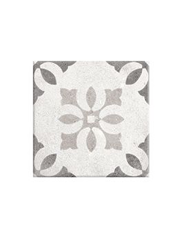 Carrelage EPOQUE, aspect carreau ciment gris, dim 20.00 x 20.00 cm