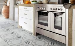 Carrelage EPOQUE, aspect carreau ciment multicolore, dim 20.00 x 20.00 cm