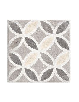 Carrelage EPOQUE, aspect carreau ciment multicolore, dim 20.00 x 20.00 cm