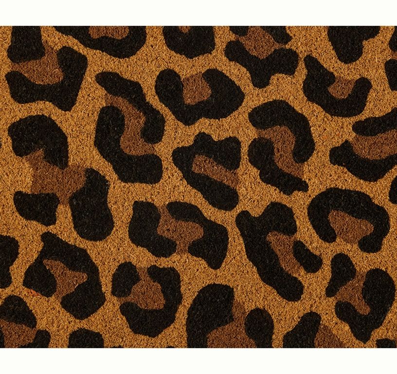 Tapis SCAR , léopard Naturel / noir / marron