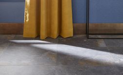 Carrelage LITHOS, aspect pierre gris rouille, dim 59.30 x 59.30 cm