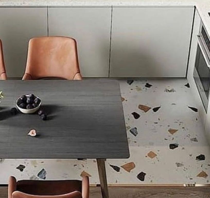 Carrelage TERRA XXL, aspect terrazzo multicolore, dim 60.00 x 60.00 cm