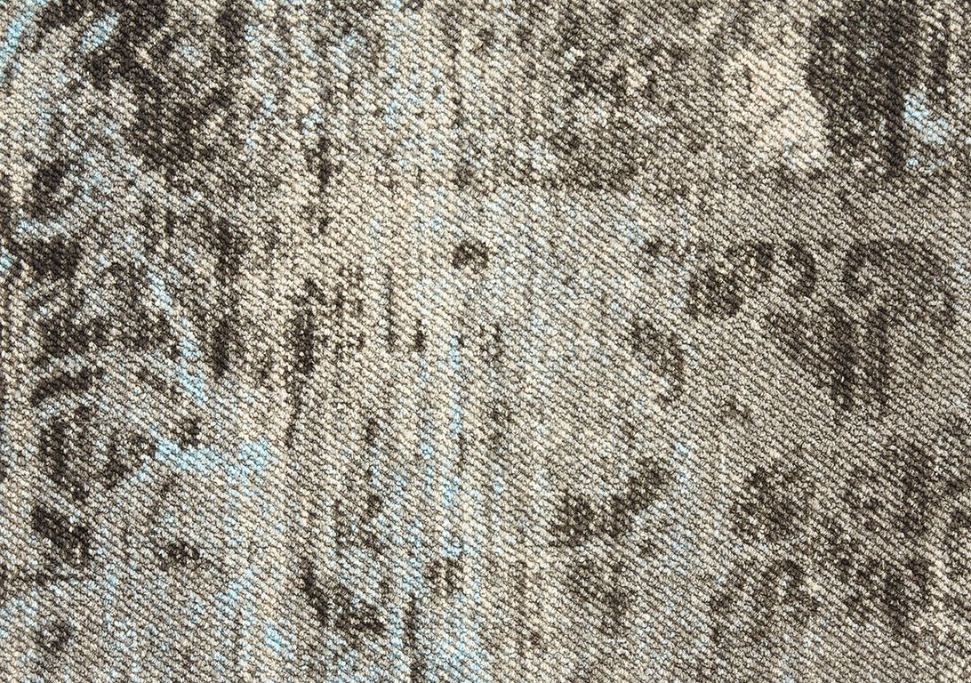 Moquette imprimée ALETHEA, col vert, rouleau 4.00 m