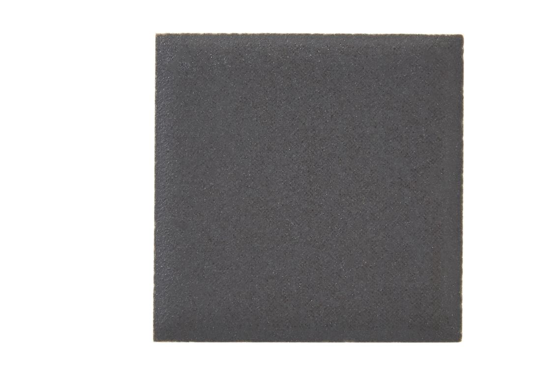 Carrelage Cabochon COMEDIA, aspect carreau ciment gris anthracite, dim 4.00 x 4.00 cm