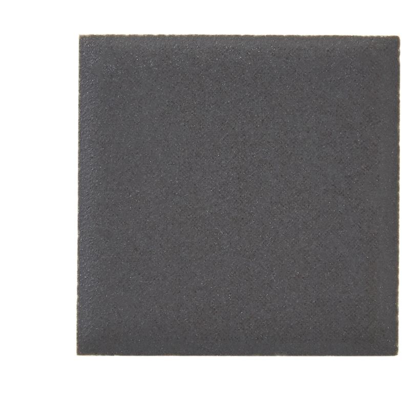 Carrelage Cabochon COMEDIA, aspect carreau ciment gris anthracite, dim 4.00 x 4.00 cm
