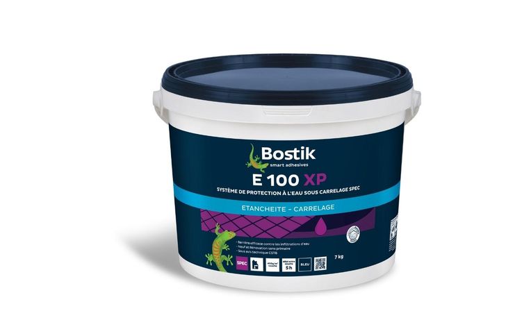 Primaire d'accrochage Bostik E100 XP, barrière efficace contre les infiltrations d'eau, à utiliser avec l'ardatoile, 7.00 kg