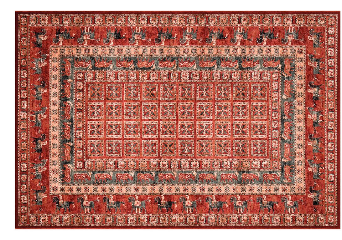 Tapis KATOUN , oriental pazyryk motif pasyryk