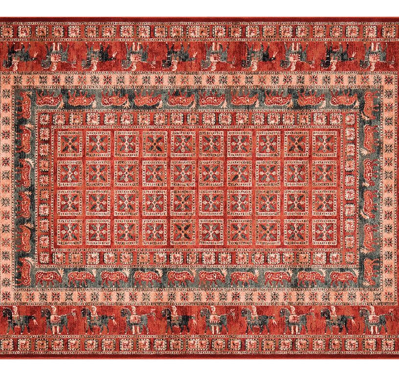 Tapis KATOUN , oriental pazyryk motif pasyryk