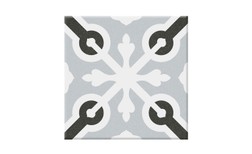 Carrelage C.A CIMENT, aspect carreau ciment multicolore, dim 20.00 x 20.00 cm