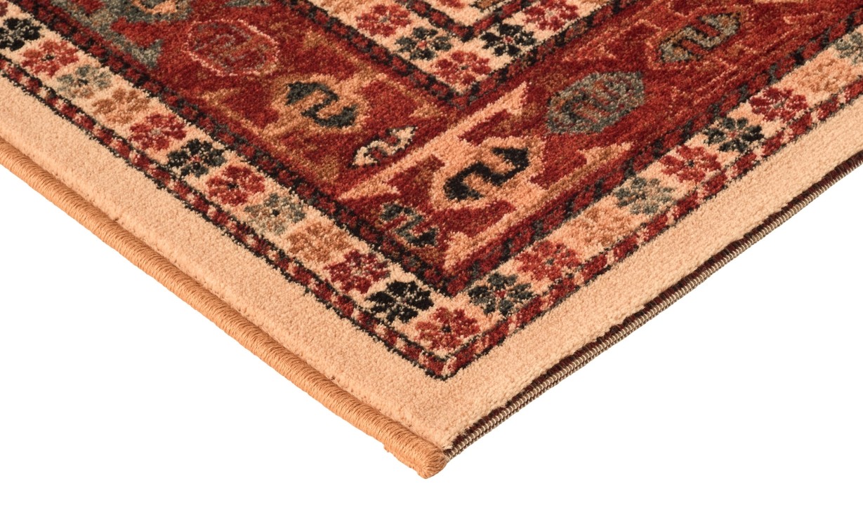 Tapis KATOUN , oriental kazakCrème / rouge