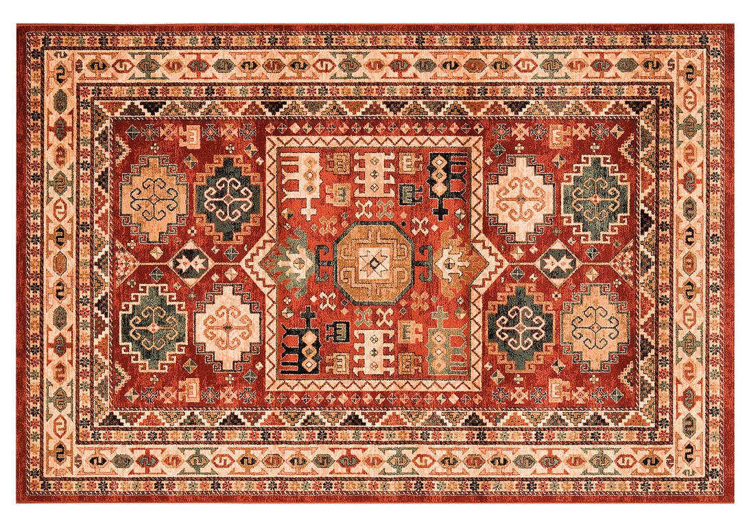 Tapis KATOUN , oriental kazak orange