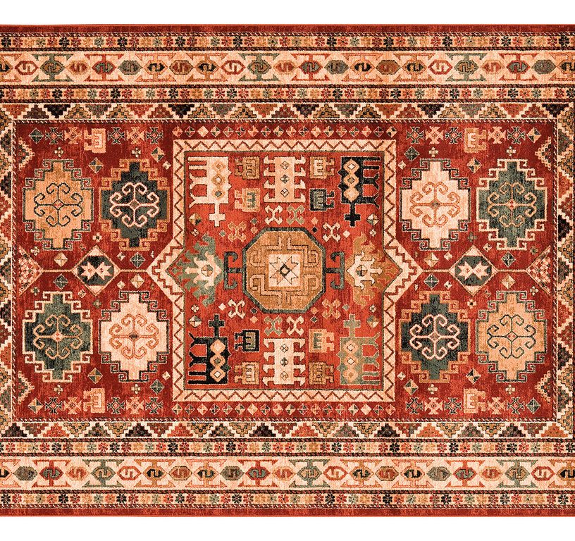 Tapis KATOUN , oriental kazak orange
