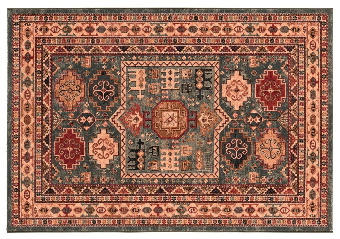 Tapis KATOUN , oriental kazak Vert