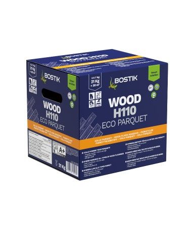 Colle Bostik WOOD H110, pour sols Parquet, spécial contrecollés, 21.00 kg