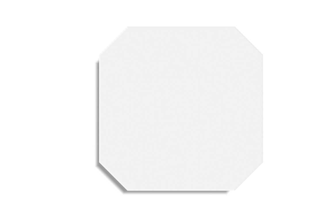 Carrelage ALASKA, aspect carreau ciment blanc, dim 31.60 x 31.60 cm