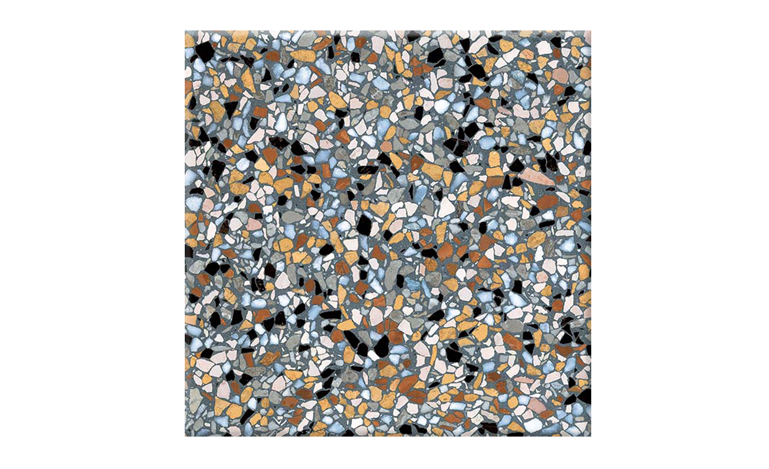 Carrelage TERRE, aspect carreau ciment multicolore, dim 20.00 x 20.00 cm