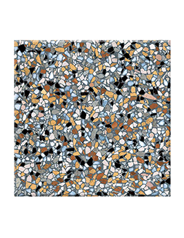 Carrelage TERRE, aspect carreau ciment multicolore, dim 20.00 x 20.00 cm