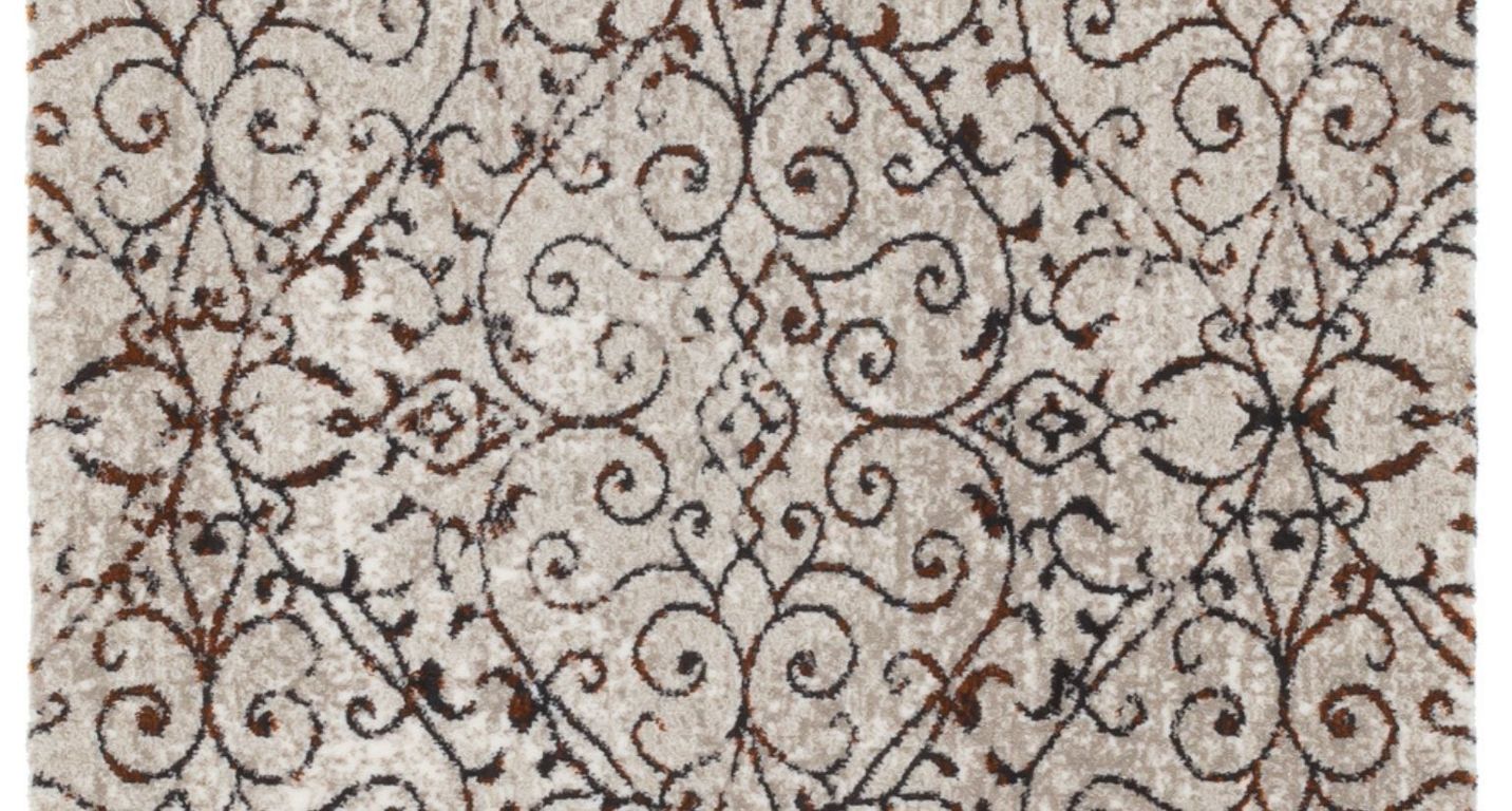 Passage d'escalier PATINA ALL OVER, moquette velours coupé, motif Classique, col medaillon allover