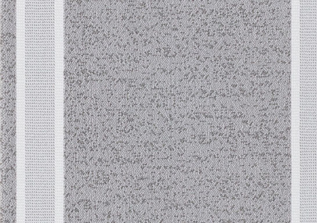 Passage d'escalier PIAZZO UNI, moquette velours coupé, motif Uni / Faux uni, col gris foncé