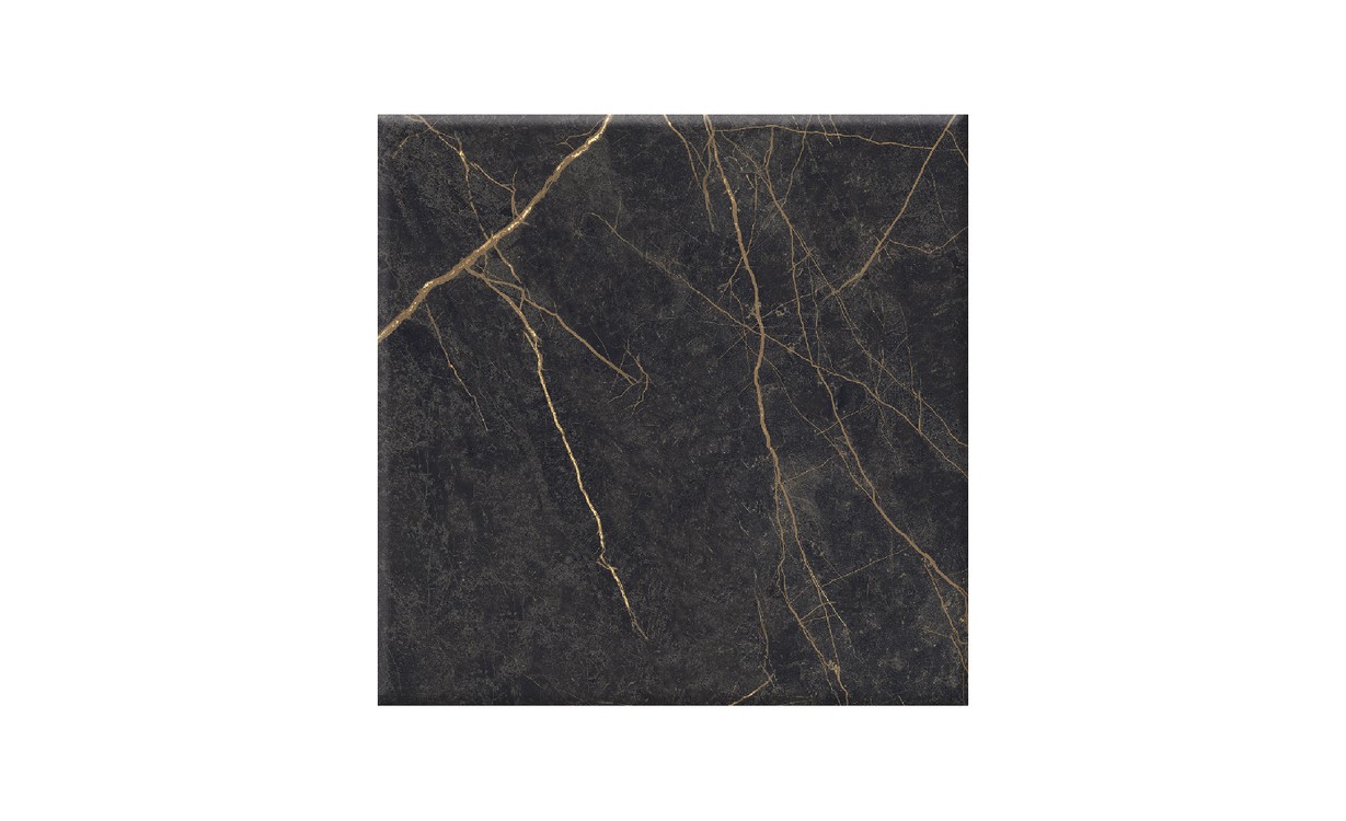 Carrelage SIECLE, aspect marbre noir, dim 60.00 x 60.00 cm