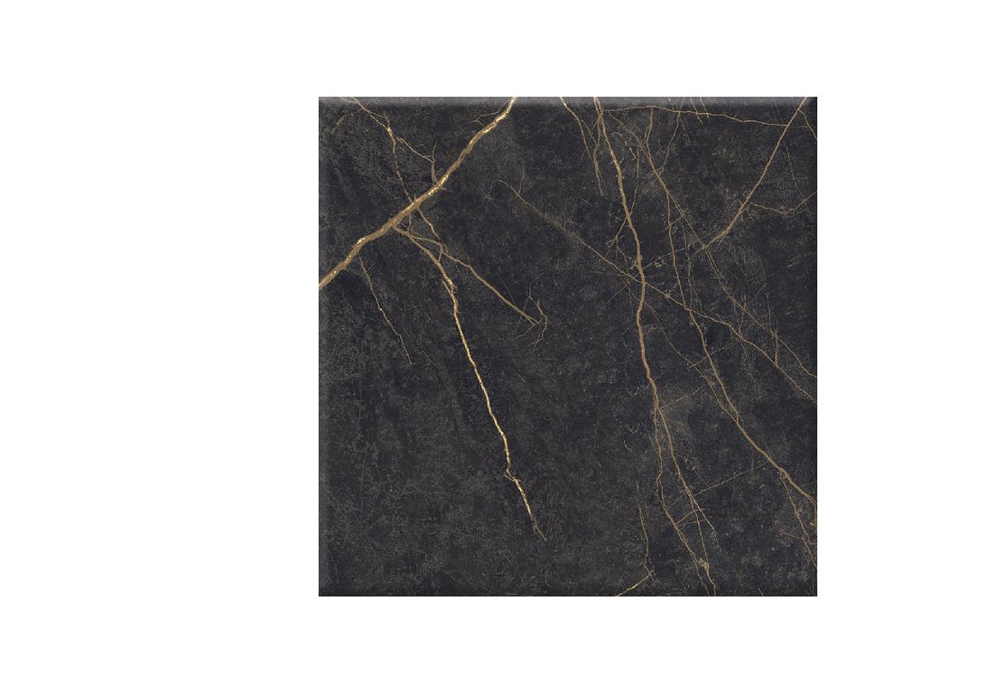 Carrelage SIECLE, aspect marbre noir, dim 60.00 x 60.00 cm