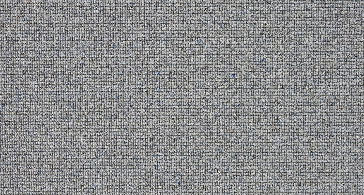 Moquette bouclée CROFT, col gris bleu, rouleau 4.00 m