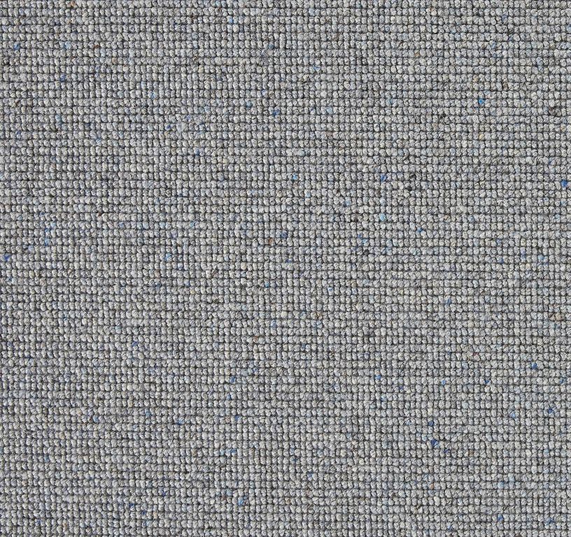 Moquette bouclée CROFT, col gris bleu, rouleau 4.00 m