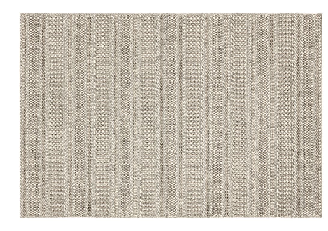 Tapis INDIANA , rayure  beige
