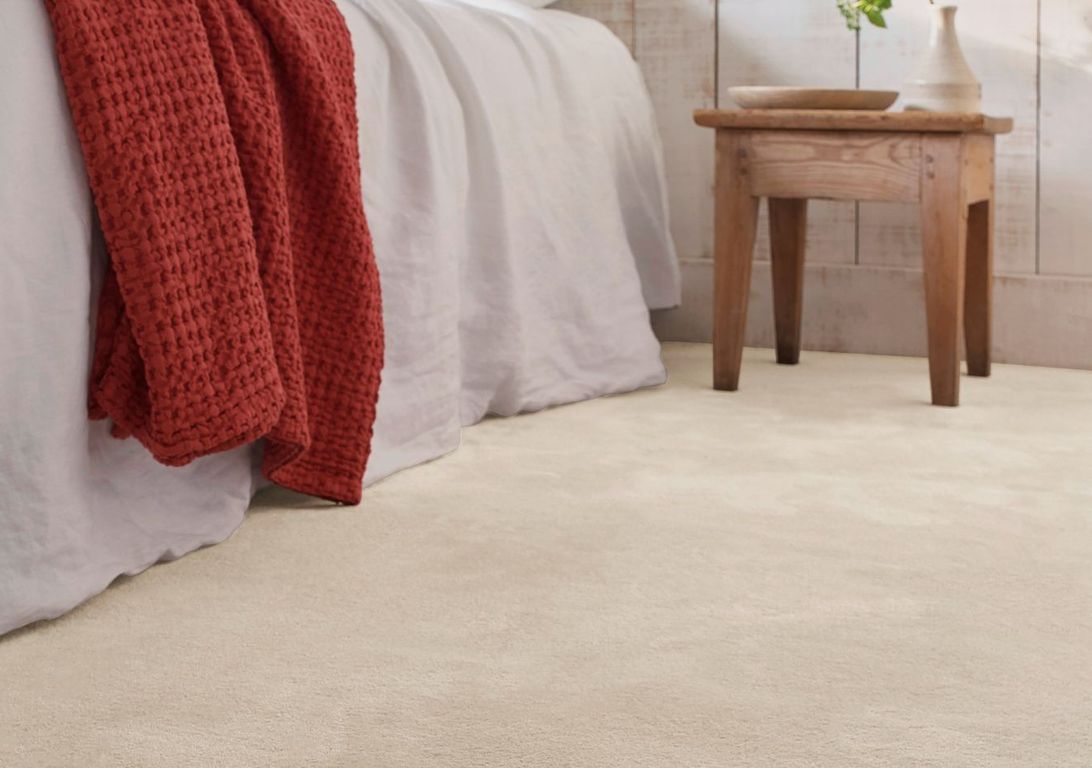 Moquette velours WILD 4M, col ecru, rouleau 4.00 m