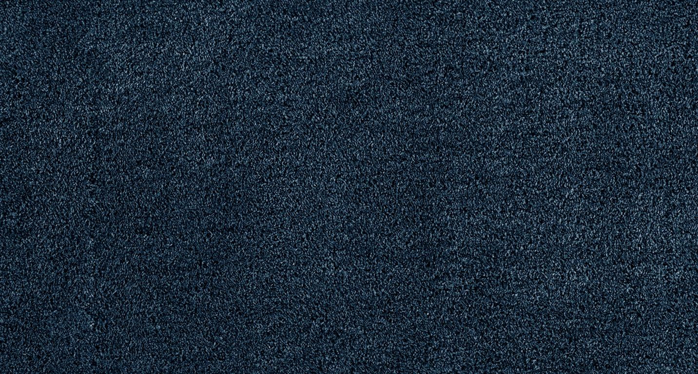 Moquette velours SOFTNESS 4M, col bleu marine, rouleau 4.00 m