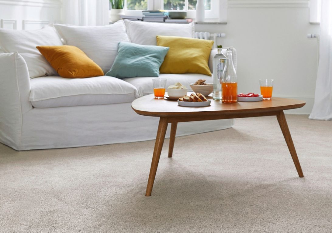 Moquette frisée PUNCH 4M, col taupe clair, rouleau 4.00 m