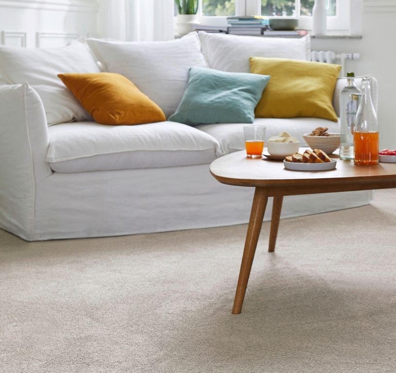 Moquette frisée PUNCH 4M, col taupe clair, rouleau 4.00 m