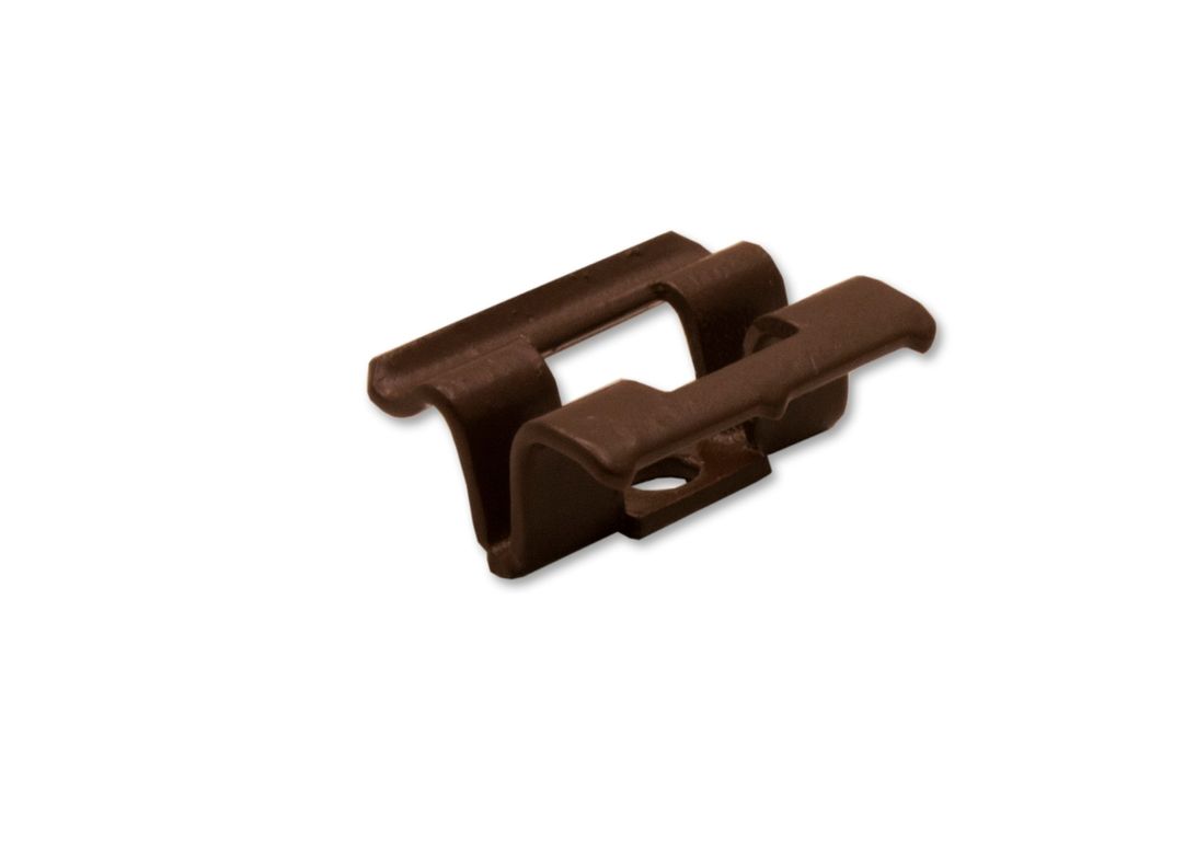 clip de fixation + vis + embout (sachet de 90 pièces)