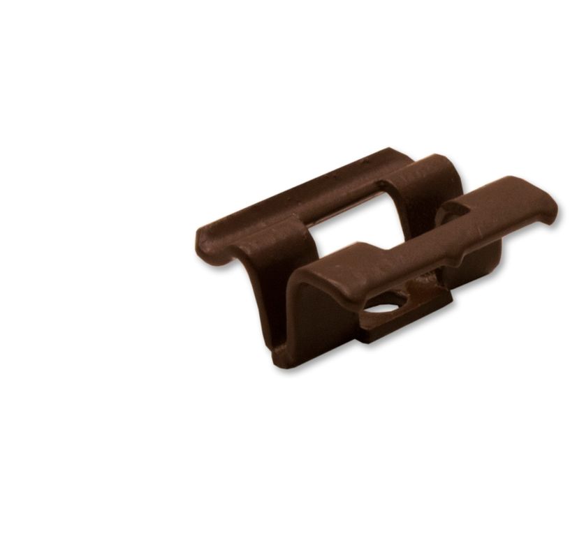 clip de fixation + vis + embout (sachet de 90 pièces)