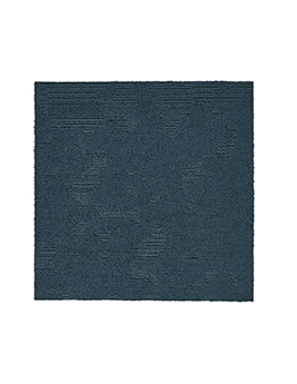 Dalle moquette VELVET, col bleu marine, dim 50.00 x 50.00 cm