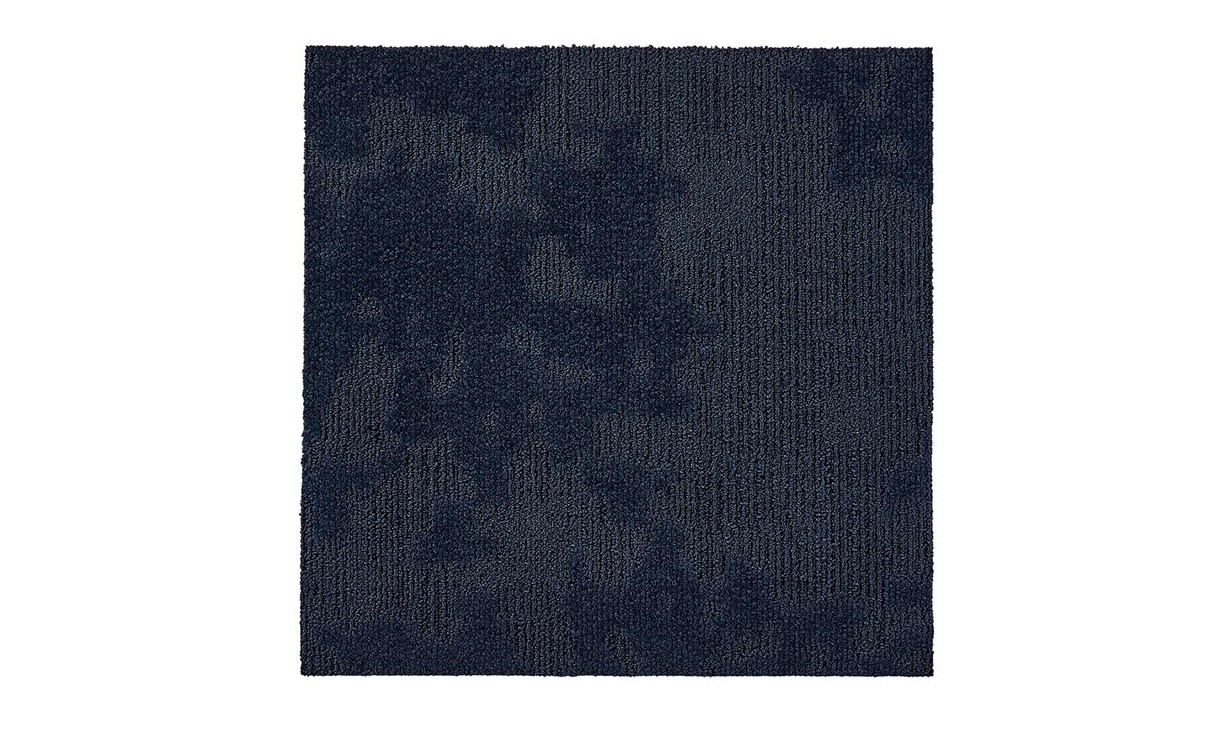 Dalle moquette VELVET, col bleu grise, dim 50.00 x 50.00 cm