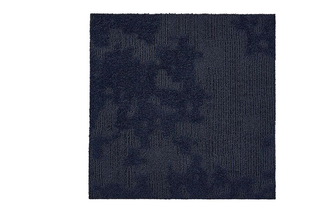 Dalle moquette VELVET, col bleu grise, dim 50.00 x 50.00 cm
