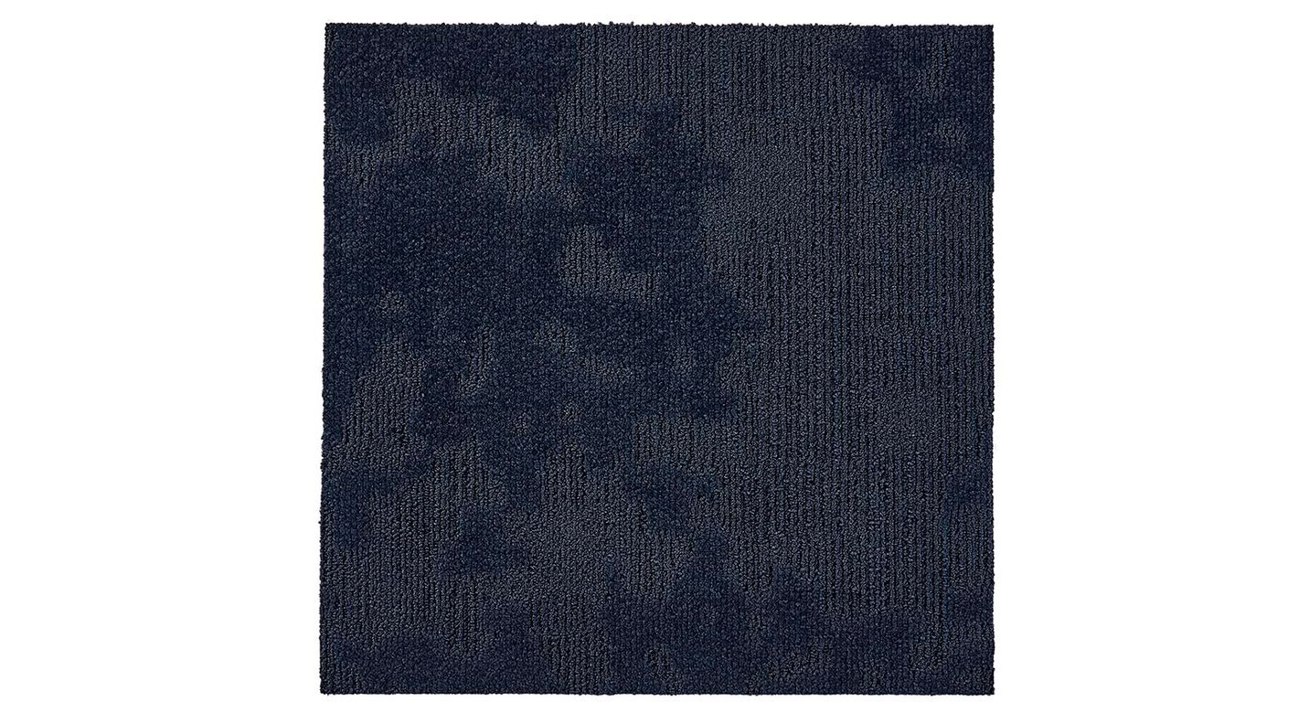 Dalle moquette VELVET, col bleu grise, dim 50.00 x 50.00 cm