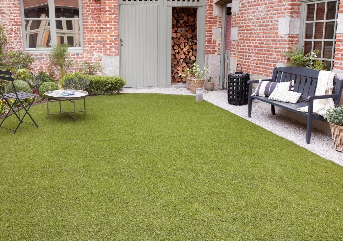 Gazon synthétique VINCA 4M, épaisseur 32.00mm, rouleau 4.00 m