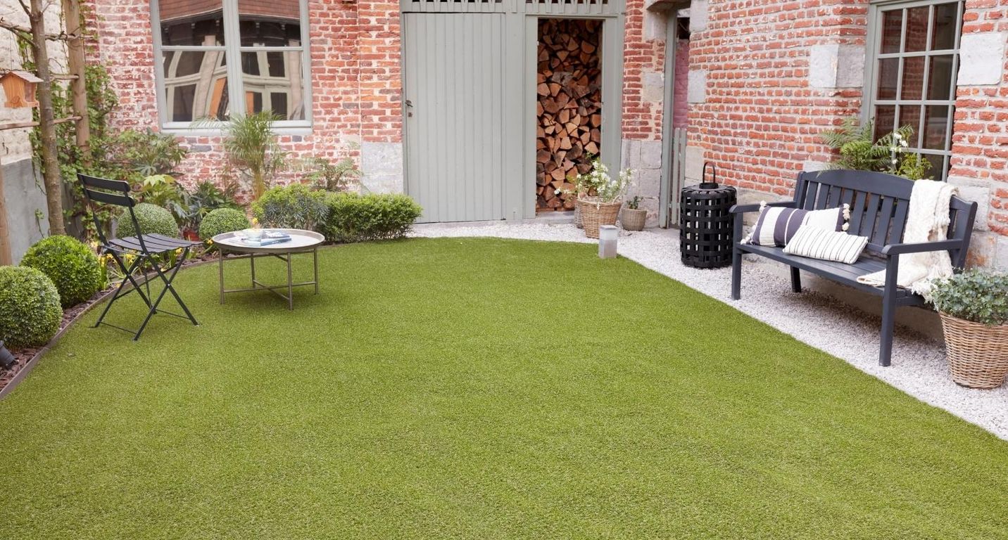 Gazon synthétique VINCA 4M, épaisseur 32.00mm, rouleau 4.00 m