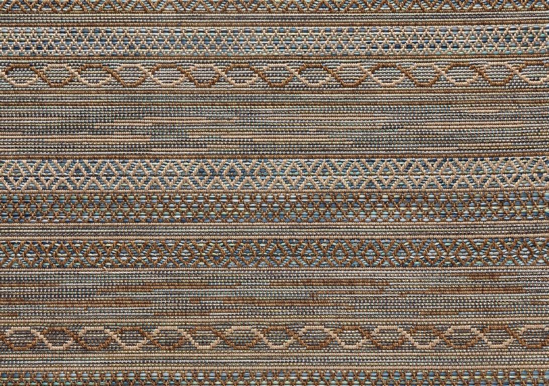 Moquette velours NATURE RAINBOW 8217, col taupe-bleu-marron, rouleau 4.00 m