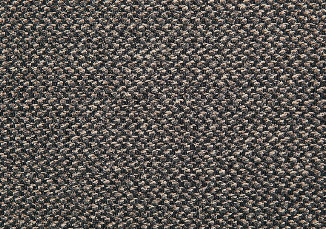 Sisal KIVU, col noir, rouleau 4.00 m
