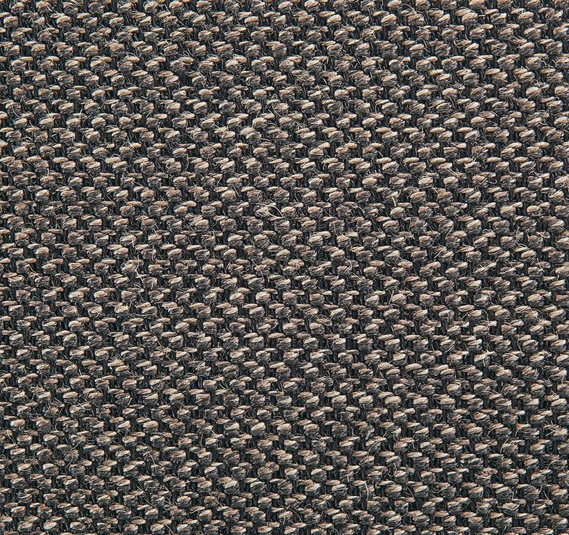 Sisal KIVU, col noir, rouleau 4.00 m